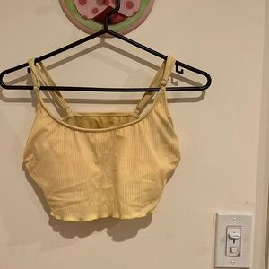Yellow bikini top size medium women’s